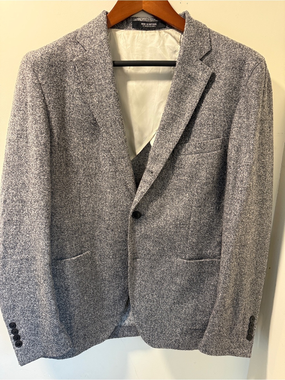Todd Snyder Men’s 40R wool melange Cerruti fabric luxury blazer Portugal